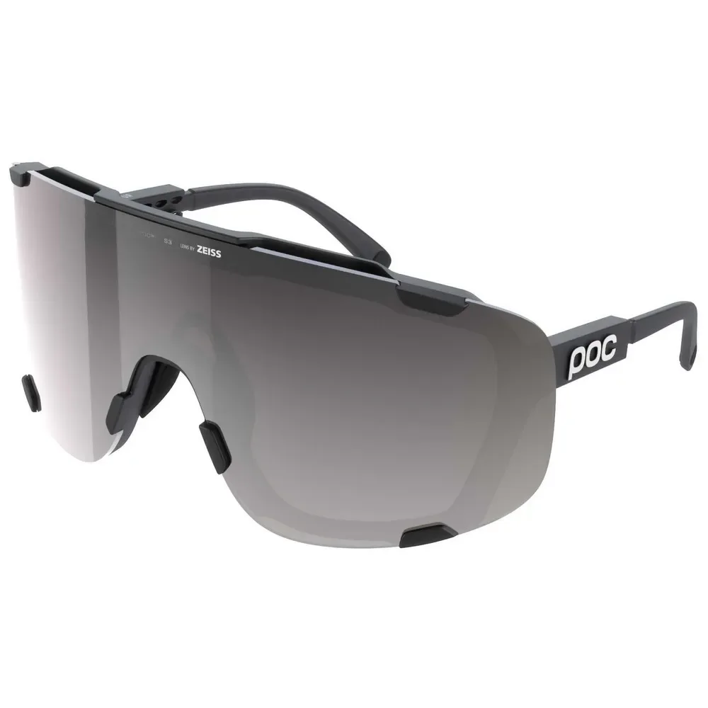 Occhiali Da Sole Devour Widefit Uranium Black / Clarity Road / Sunny Silver - Poc - FashionsVida