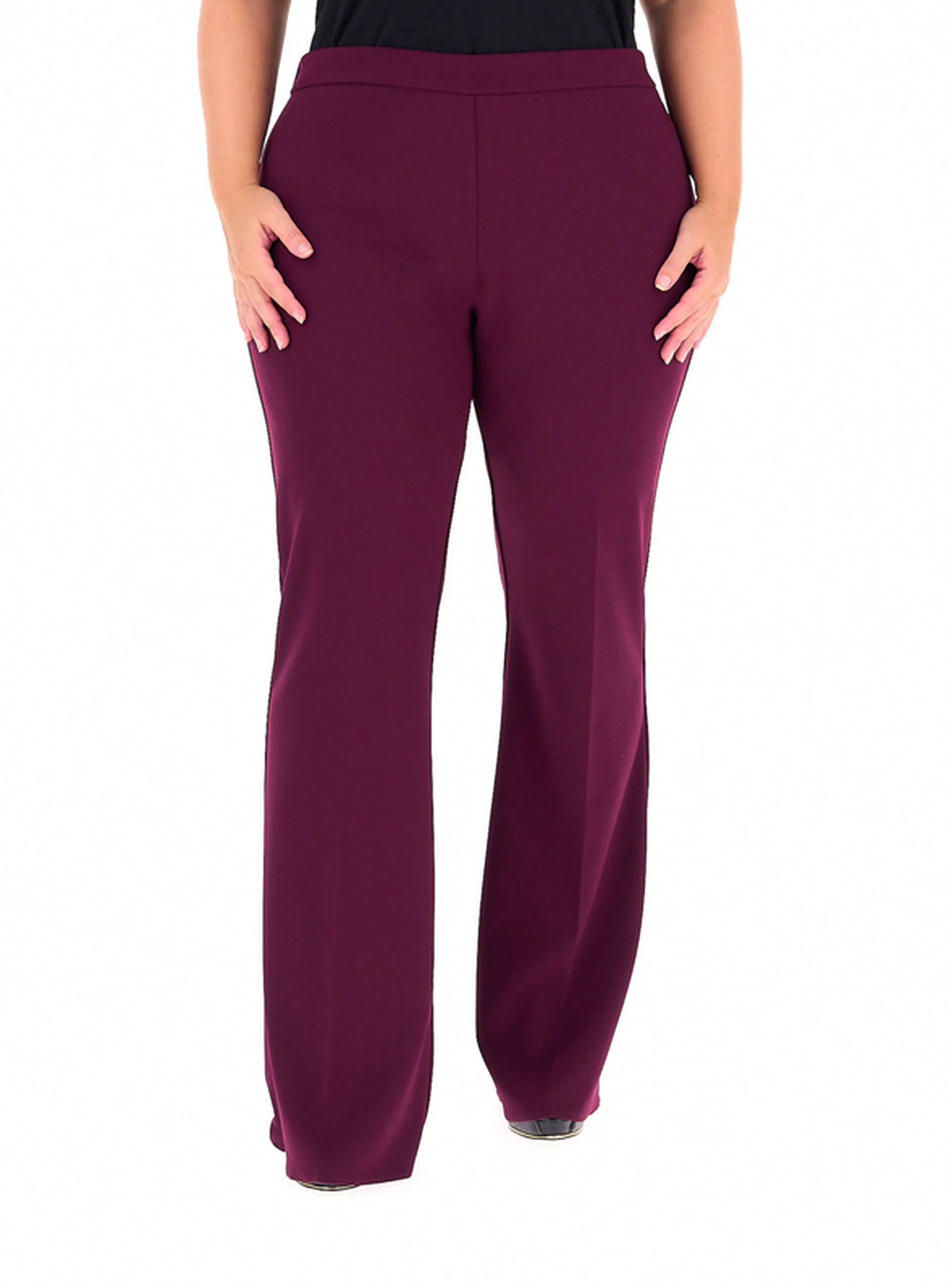 Pantalone flare BORDEAUX 52 - RINASCIMENTO CURVY - FashionsVida