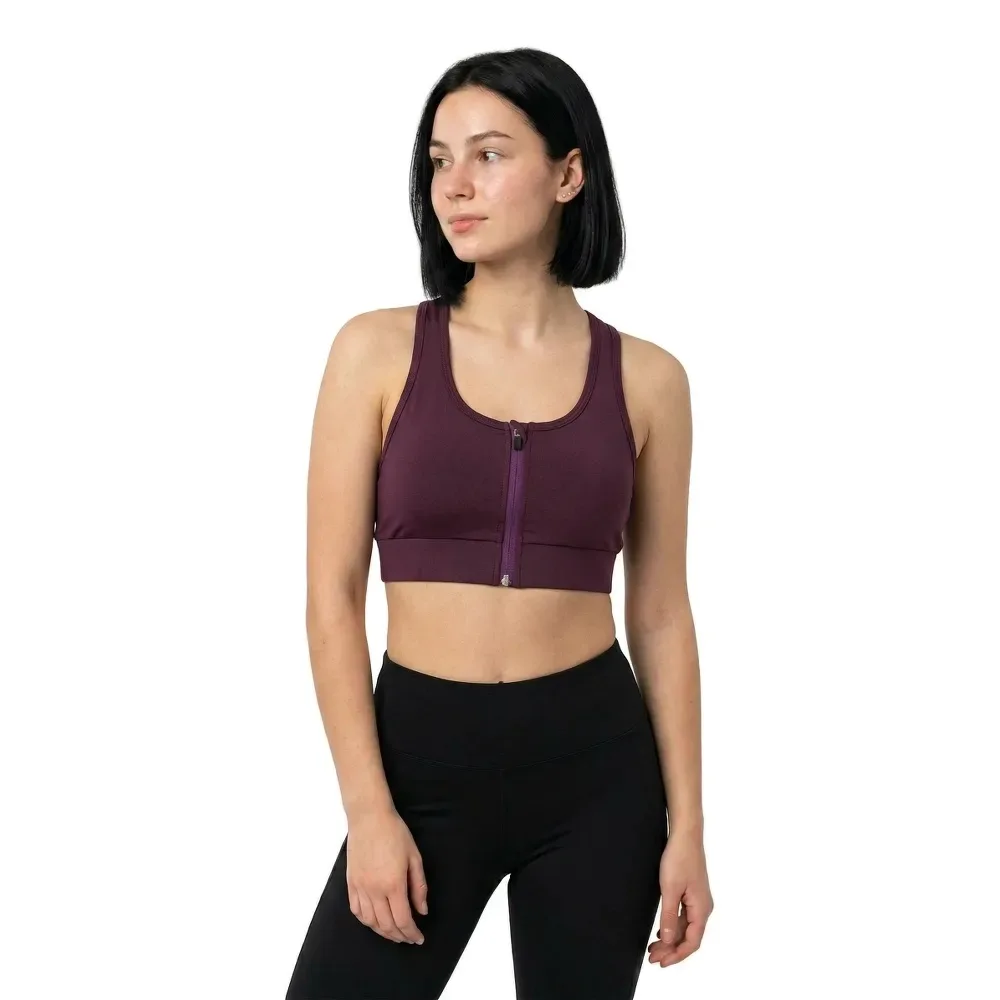 Top De Sport Lora Zip Dark Orchid 2XL - Joluvi - FashionsVida