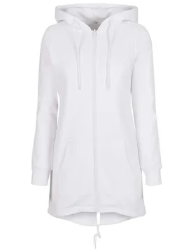 Manteau Parka White S - Build Your Brand - FashionsVida
