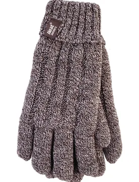 Womens Fleece Lined Thermal Gloves - - Size: S-M - Heat Holders - FashionsVida