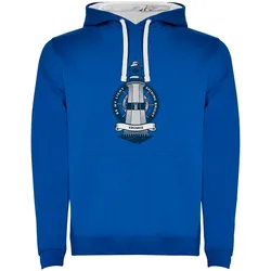 Lighthouse Two-colour Hoodie Royal Blue / White XL Men,Women