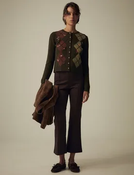 Sfera - Chaqueta rombos bordada - Sfera - FashionsVida