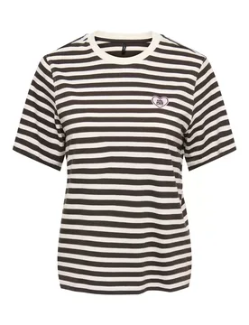 ONLLIVINA S/S O-NECK STRIPE TOP BOX feale - M - FashionsVida