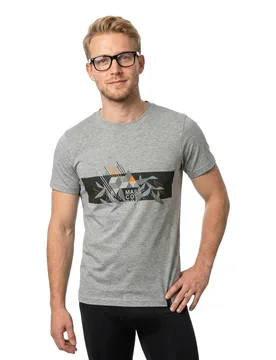 T-shirt à Manches Courtes Accelerate Safe 19182 Grey-Flecked / Hi-Vis Orange 5XL - MASCOT - FashionsVida