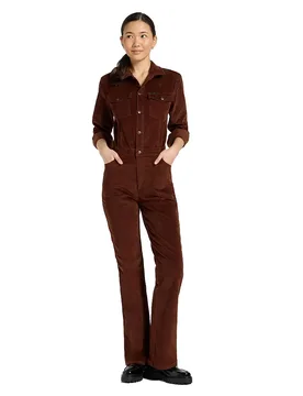 Tuta A Maniche Lunghe Western Slim Fit Ricondizionato Luxe Brown M - Lee - FashionsVida