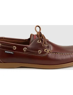 Náuticos de hombre de piel - Snipe - FashionsVida