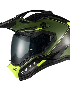 Casco Moto integrale Adventure X.RALLY Raid Verde Giall taglia M - Nexx - FashionsVida