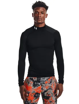 ColdGear® Compression Baselayer Top Black male - Under armour - FashionsVida