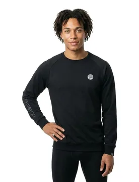Black Minimal Sweater Black M Men - Preston Innovations - FashionsVida
