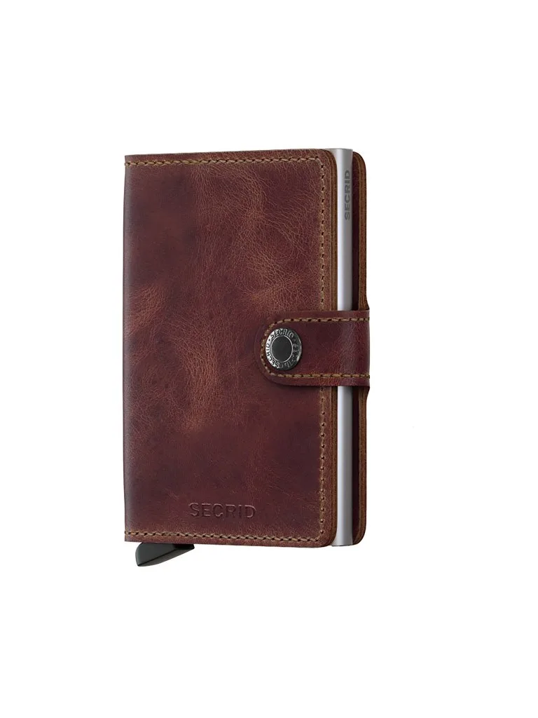 Portafoglio - Miniwallet Vintage marrone marrone - SECRID - FashionsVida
