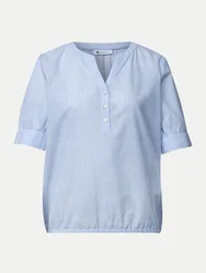 Street One Chambray Bluse Blau 40