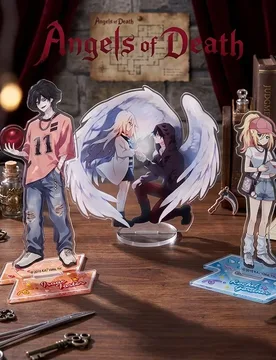 New Angels of Death 15CM Double Sided Acrylic Stand Keychain 2026 New Anime Stand Rachel Gardner Isaac Foster Desk Display Gift - Aliexpress - FashionsVida
