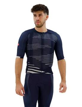 Maglia A Maniche Corte Climber´s .0 Belgian Blue / Silver Gray - Castelli - FashionsVida