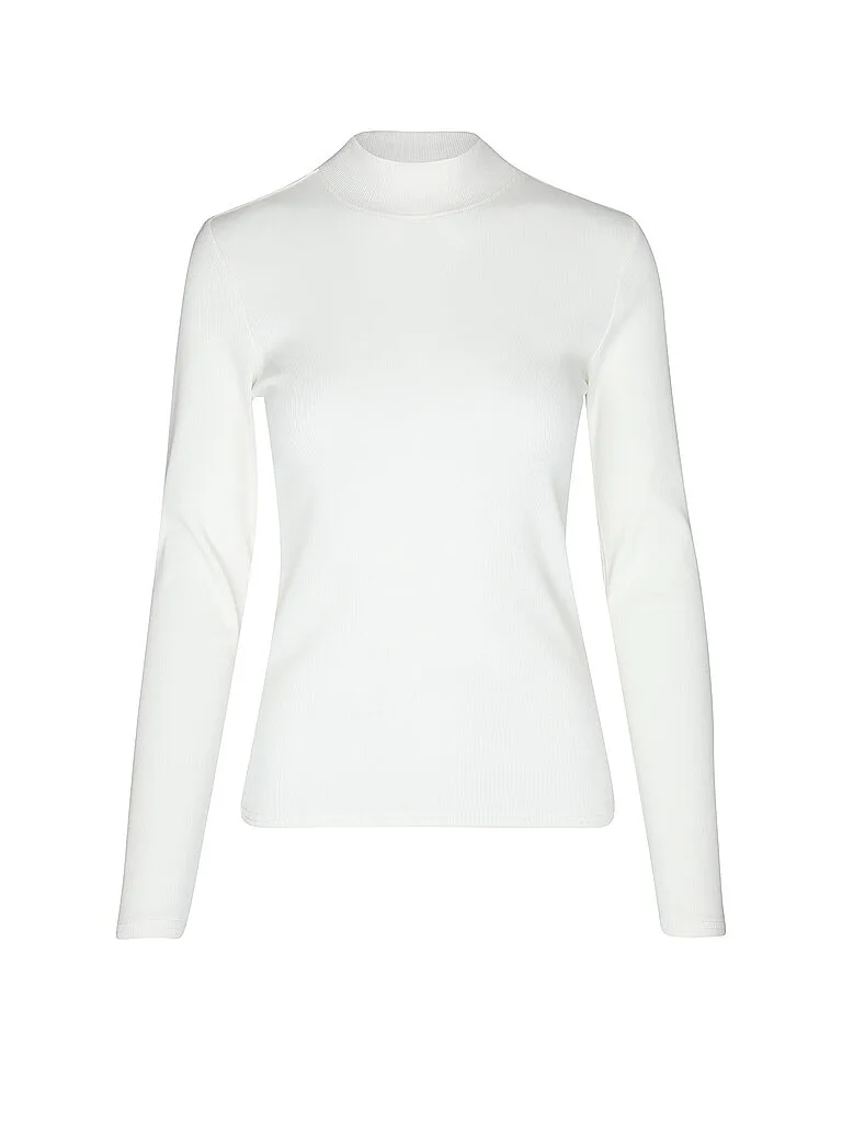 T-shirt à manches longues blanc XS - Knowledge Cotton Apparel - FashionsVida