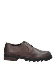 Schnürschuh Herren Dunkelbraun 40.5 Herren