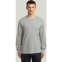 Camiseta de hombre manga larga y cuello redondo