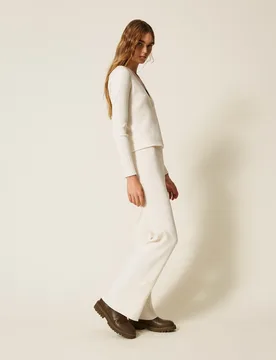 Pantalon en maille côtelée - TWINSET - FashionsVida