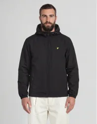 Men's Water Resistant Hooded Jacket in Jet Black