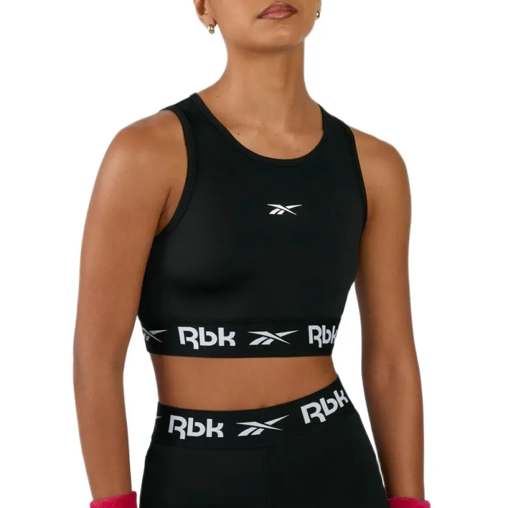 Soutien-gorge De Sport Cutout Black XS - Reebok - FashionsVida
