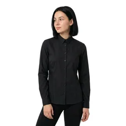 Chemise à Manches Longues Frontline Black / Black 42