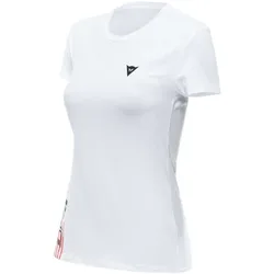 T-Shirt Donna Casual LOGO LADY Bianco Nero taglia XS