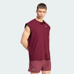 T-SHIRT TENNIS CLIMACOOL+ OVERSIZED SLEEVELESS L Maroon