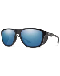 Lunettes de soleil - Embark Matte Black ChromaPop Polarized Blue Mirror Lens - Noir