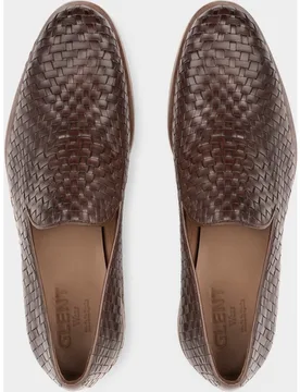 Mocasines de hombre de piel trenzada - Glent - FashionsVida