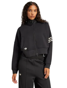 Neuclassics Track Top Donna - Top da pista Nero - Taglia M (38-40) - Jersey di cotone M (38-40) - Adidas - FashionsVida