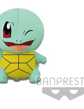 Pokémon Plush 24cm - 'Round Plush' Squirtle (Winking) - Banpresto - FashionsVida