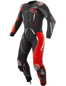 Tuta Moto Intera DEMONIO Nero Rosso Bianco taglia L - Ixon - FashionsVida