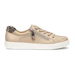 Women's Extra Wide 'Chase II' Trainers in Medium Beige Size: 4 - Medium Beige - Size: 4