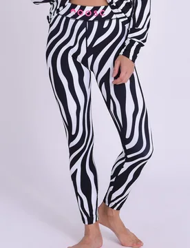Hotel California Zebra Womens Baselayer Leggings - Oosc - FashionsVida