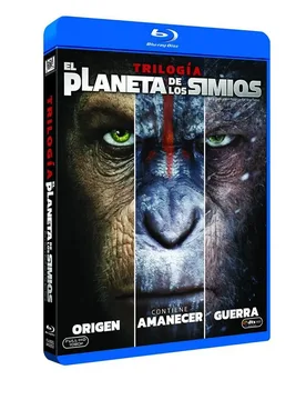 La Planète Des Singes Trilogie Blu-ray Espagnol Multicolor One Size unisex - Disney - FashionsVida