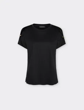 ELENA MIRO maglia con applicazioni donna nero - Elena Mirò - FashionsVida