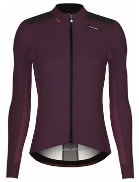 Giacca Dena Gore-tex Infinium™ Windstopper® Burgundy / Black - Etxeondo - FashionsVida