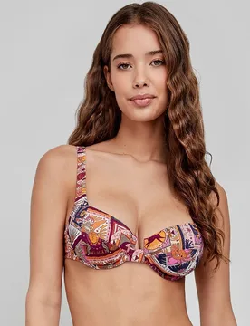 Top bikini capacidad con aro y foam - Gisela - FashionsVida