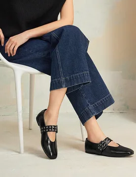BAILARINAS CUADRADAS TIPO MARY JANE CASUALES, CÓMODAS Y VERSÁTILES PARA MUJER - Shein - FashionsVida