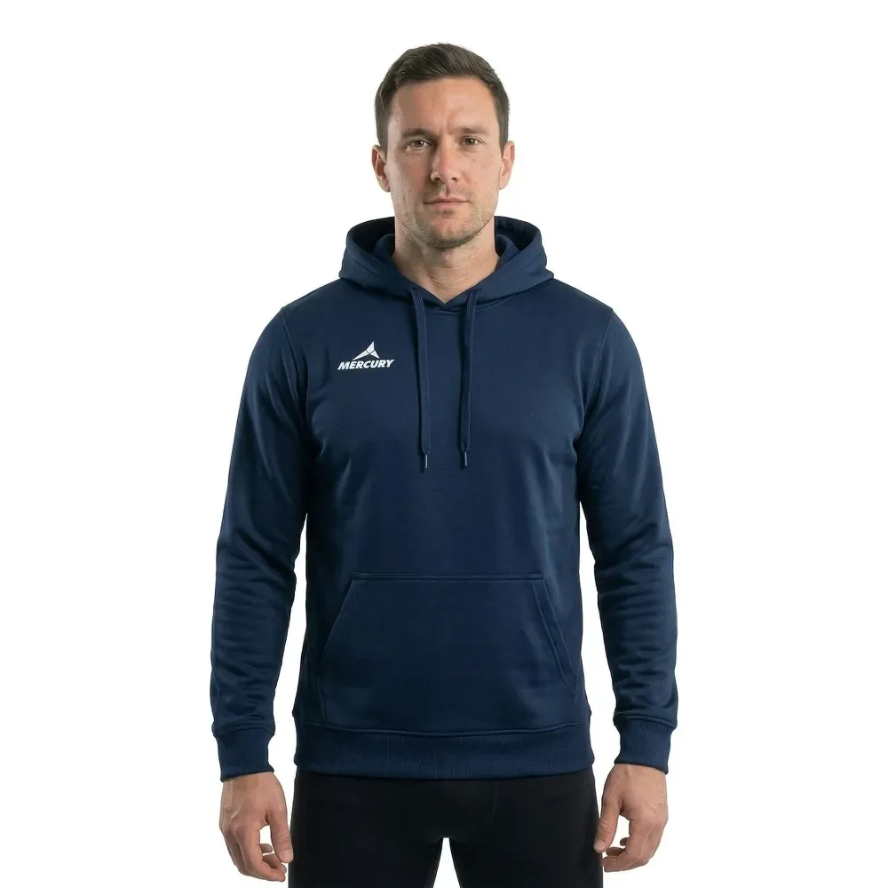 Equipment Sweat à Capuche Performance Navy M - Mercury - FashionsVida