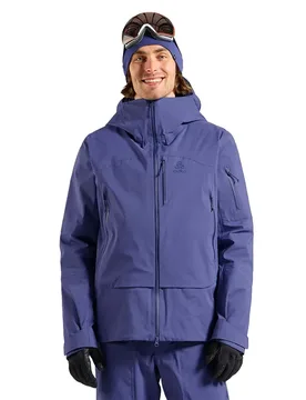X-alp 3l Jacket Skipper Blue S Men - Odlo - FashionsVida