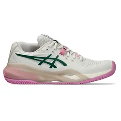 Gel-resolution X Padel Shoes Soft Oat / Jewel Green UK 5