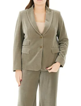 Blazer in velluto COLLECTION FANGO 50 - ELENA MIRO' - FashionsVida