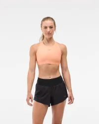 Women's Hupana Sports Bra Removable Cup in Pale Tangerine, Size Medium