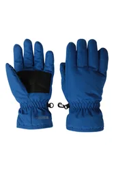 Kids Ski Gloves - Blue - Blue - Size: L