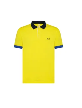 Polo 3 Colors E. 23 Giallo A32113 - Sun68 - FashionsVida
