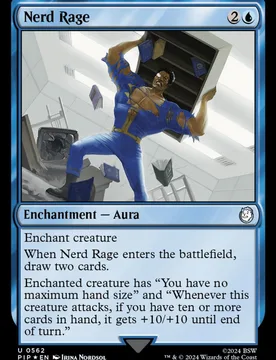 Nerd Rage (Surge Foil) Universes Beyond: Fallout - Magic: The Gathering - FashionsVida