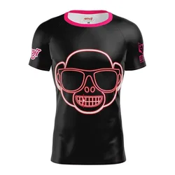Maglietta A Maniche Corte Emoji Monkey Neon Multicolour M