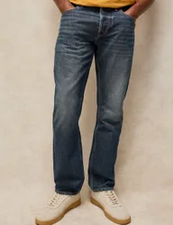 Straight Fit 5 Pocket Jeans Denim male