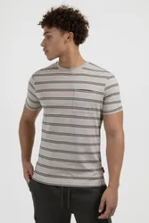 Mens Horizontal Striped T-Shirt